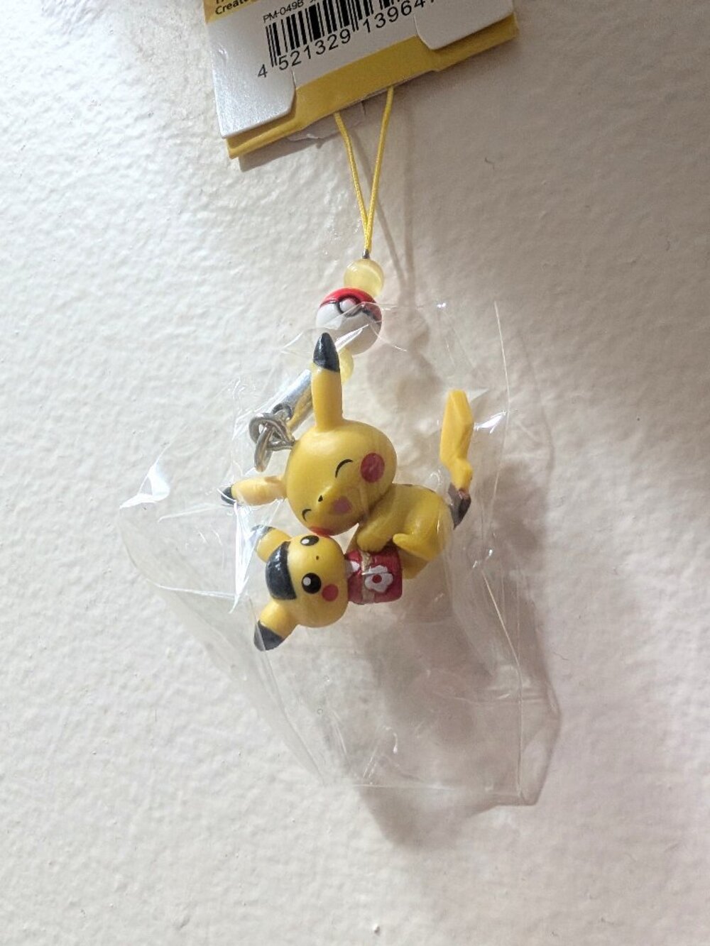 Pikachu Pokemon Regional Keychain Charm Strap Kokeshi Doll Tohoku Japan 2013